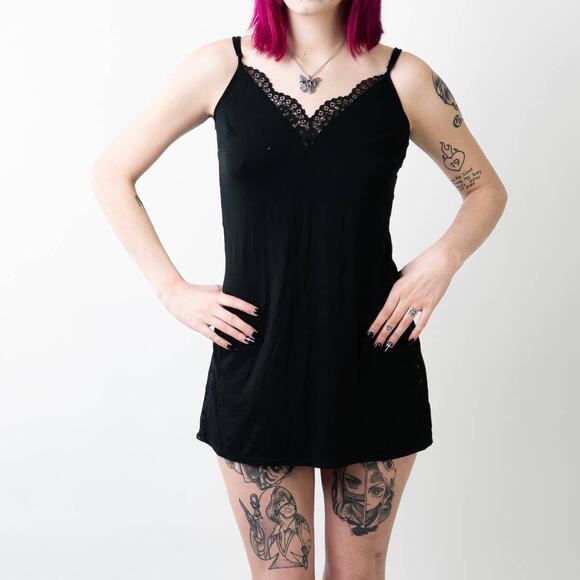 Victoria's Secret Other - Victoria’s Secret Silky Cotton Babydoll Night Dress Lingerie Slip - S